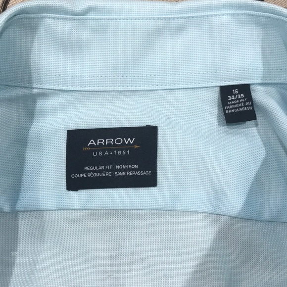 Arrow Regular Fit Check Button Down Shirt - Picture 7 of 8